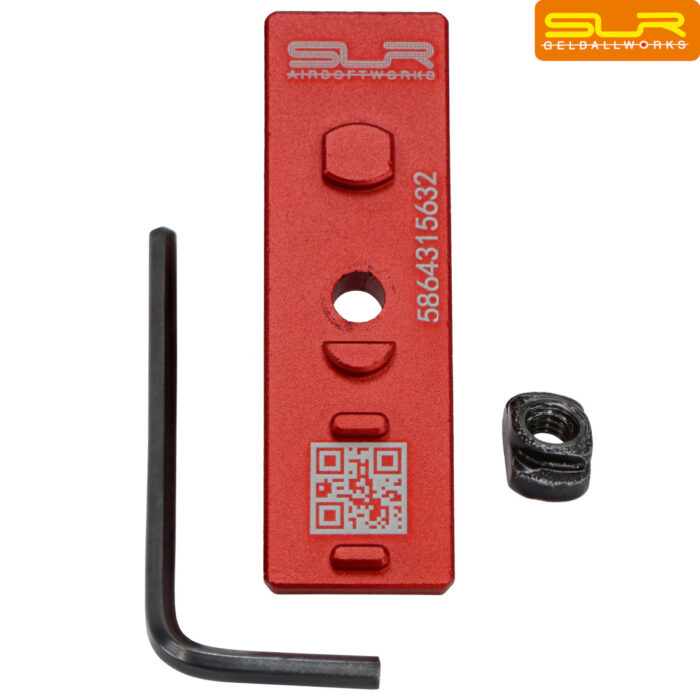 SLR Red CNC Metal M-LOK Hand-stop Style Foregrip