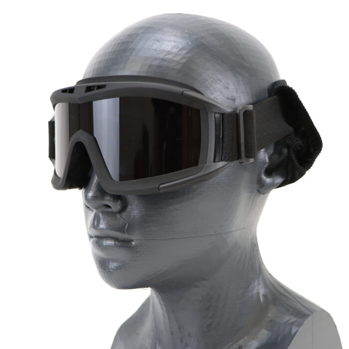 Tactical Black Goggle Mask with Protective Sleeve
