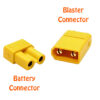 7.4v XT30 Rechargeable Lipo Gel Blaster Battery
