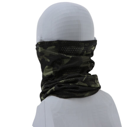 Breathable - Black Multicam Tactical Face and Neck Gaiter