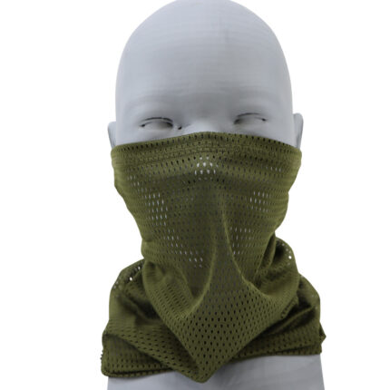 Breathable - Drab Olive Tactical Face and Neck Gaiter