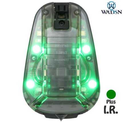 WADSN Green LED with I.R. Tactical IFF Helmet Marker Light - HS6 Gen III