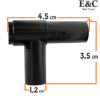 E&C T-Piece for AEG Gel Blaster Rifles