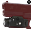 T-Eagle Black T-3S Mini Flashlight - Pistol Mounted Torch