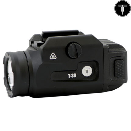T-Eagle Black T-3S Mini Flashlight - Pistol Mounted Torch