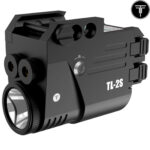 T-Eagle TL-2S Dual Laser with Flashlight - Pistol Mounted Torch Combo
