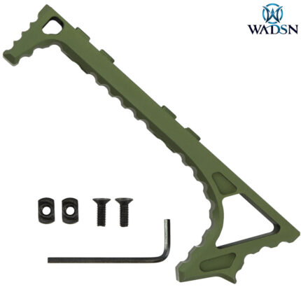 WADSN Green Metal Curved Foregrip for M-LOK System Handguard