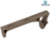 WADSN Tan Metal Curved Foregrip for M-LOK System Handguard