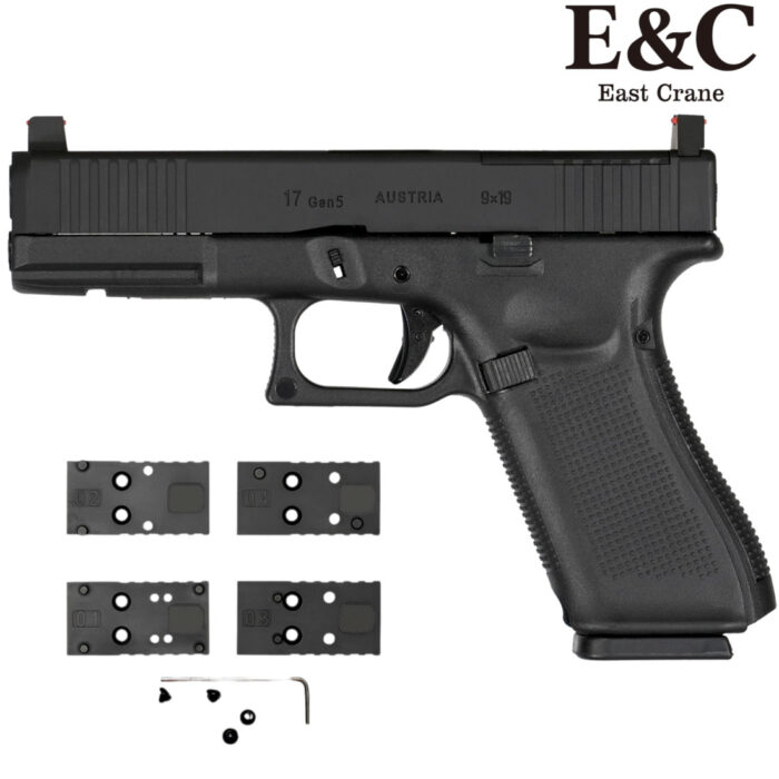E&C G17 Gen5 MOS GBB Gel Blaster Pistol - Black