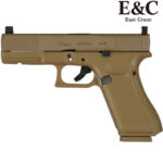 E&C G17 Gen5 MOS GBB Gel Blaster Pistol - Tan