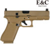 E&C G17 Gen5 MOS GBB Gel Blaster Pistol - Tan