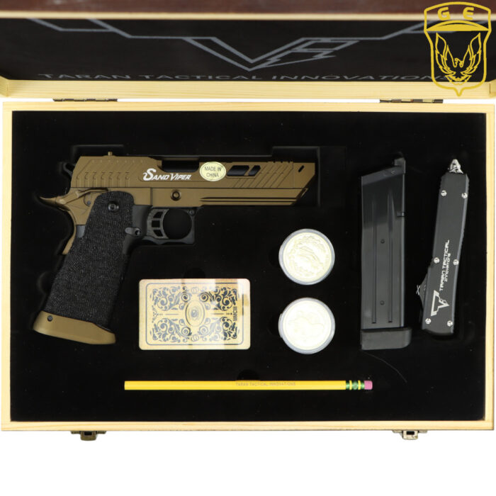 Golden Eagle TTI Sand Viper Collectors Edition John Wick 4 Gel Blaster Pistol