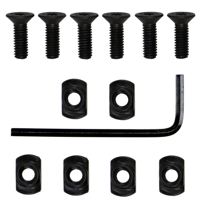 6 Pc M-Lok Bolt and Nut set