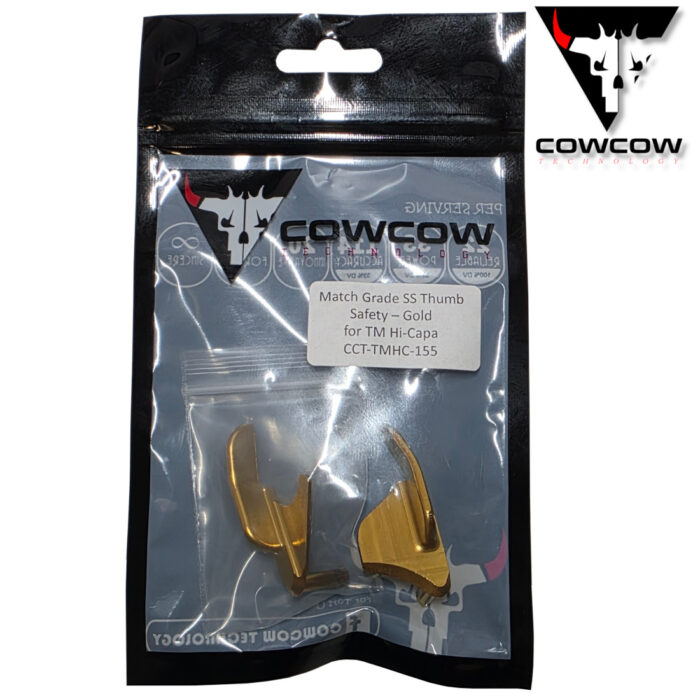CowCow Gold - Match Grade Stainless Steel Thumb Safety - Image 5