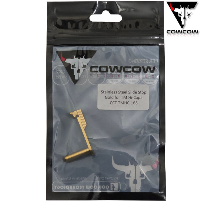CowCow Gold Slide Stop Match Grade Stainless Steel Slide Catch