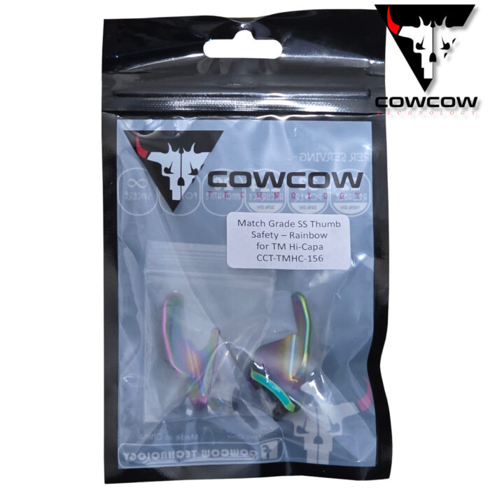 CowCow Rainbow - Match Grade Stainless Steel Thumb Safety