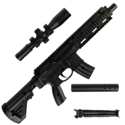 XJ736F Mini Sniper Toy Rifle Manual - Black