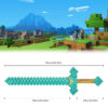 A Minecraft Movie Diamond Sword Replica