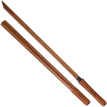 Brown Bamboo Straight Training Sword