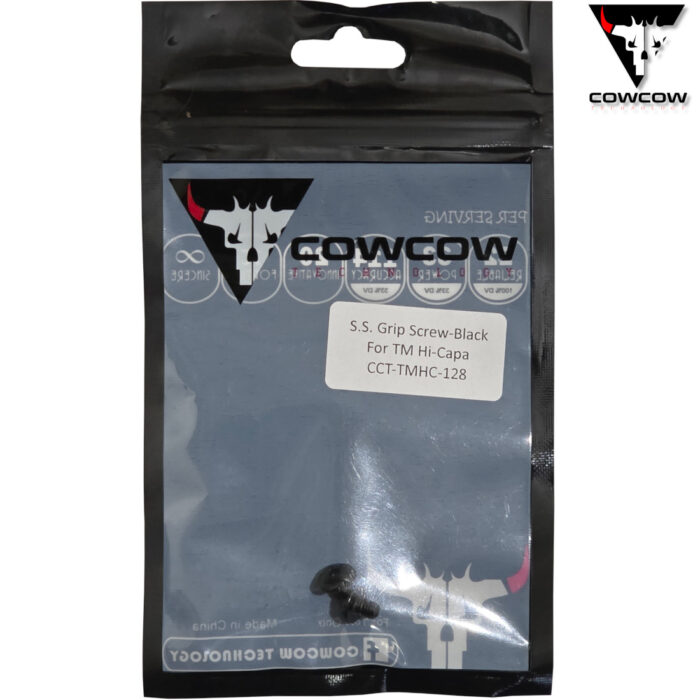 CowCow Black Grip Screws in Stainless Steel