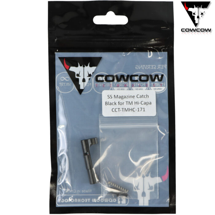 CowCow Black Hi-Capa Magazine Release SS Match Grade
