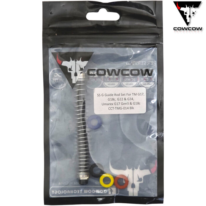 CowCow Black SS Guide Rod Set for TM spec G-Series Gel Blaster Pistols