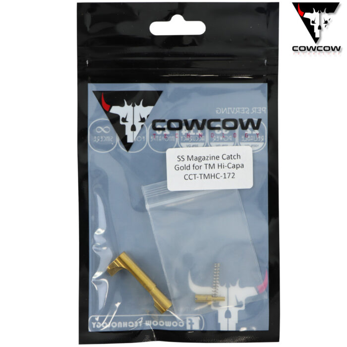 CowCow Gold Hi-Capa Magazine Release SS Match Grade