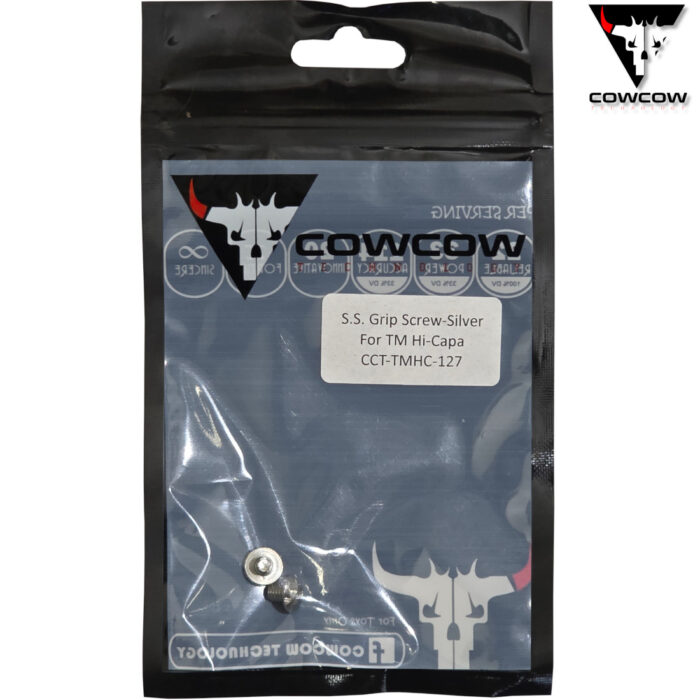 CowCow Silver Grip Screws in Stainless Steel