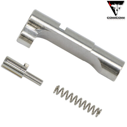 CowCow Silver Hi-Capa Magazine Release SS Match Grade