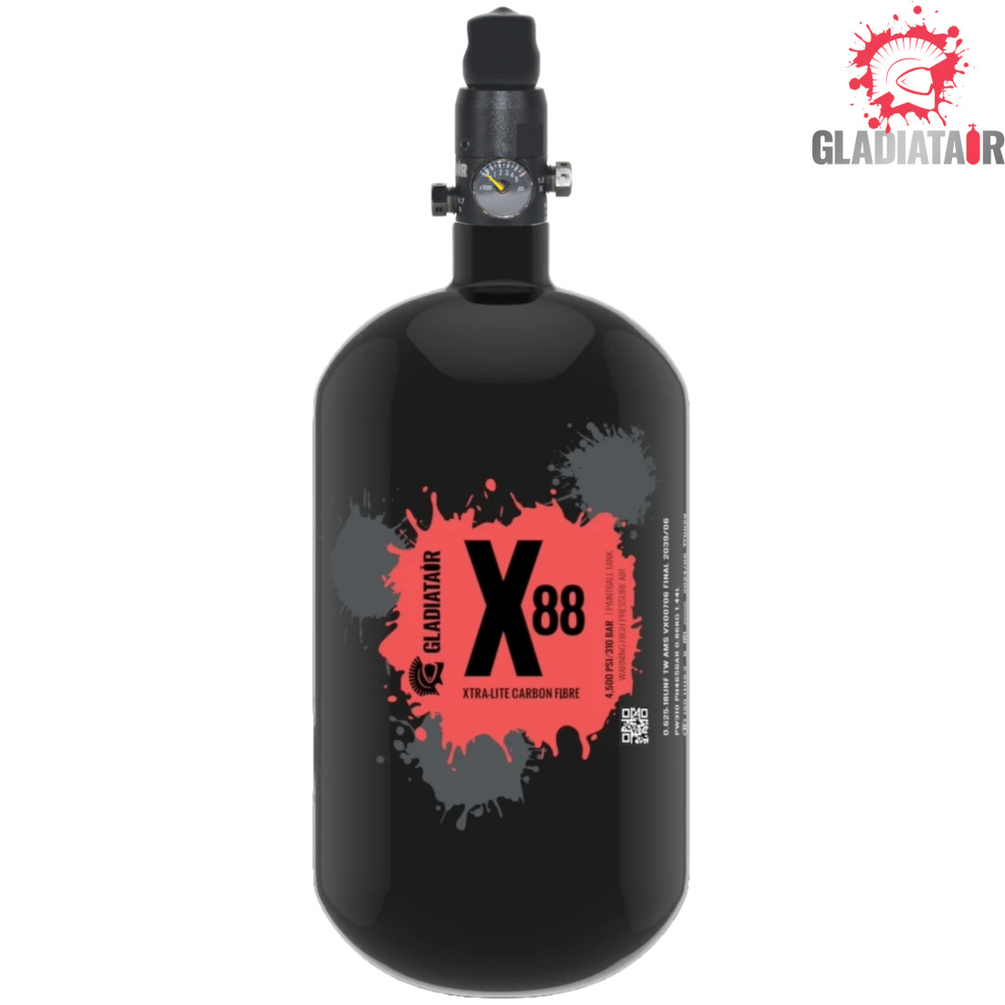 gladiatair-xtra-lite-x88-a-air-tank-with-warriair-regulator (1) GladiatAir Xtra-Lite X88-A Air Tank with WarriAir Regulator