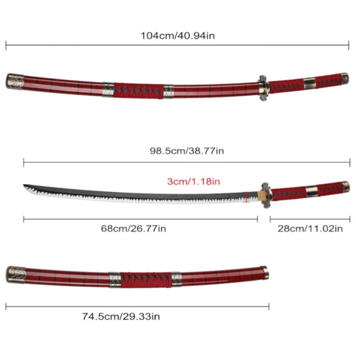 Roronoa Zoro's Sandai Kitetsu Cosplay Katana