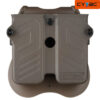 CYTAC FDE Universal Double Magazine Pouch - Paddle Mount