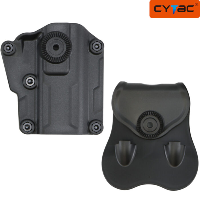 CYTAC Mega-Fit GEN1 LH Universal Pistol Military Holster - Paddle Mount