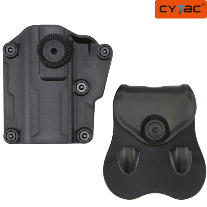 CYTAC Mega-Fit GEN1 RH Universal Pistol Military Holster - Paddle Mount