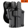 CYTAC Mega-Fit RH Universal Pistol Military Holster - Paddle Mount