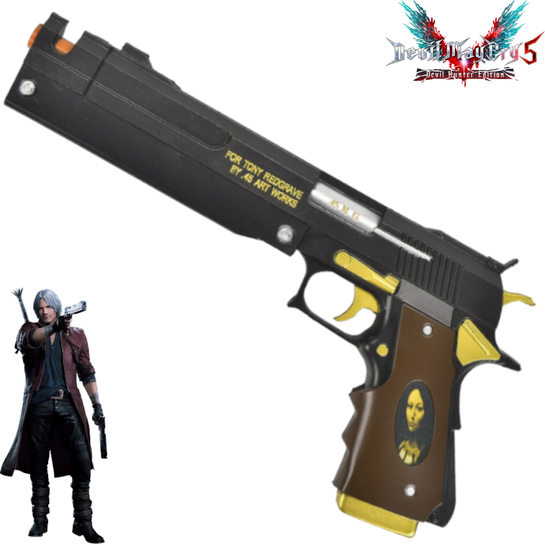 dantes-ebony-pistol-cosplay-replica-from-devil-may-cry-5 (1) Dante's Ebony Pistol Cosplay Replica - From Devil May Cry 5