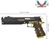 Dante's Ebony Pistol Cosplay Replica - From Devil May Cry 5