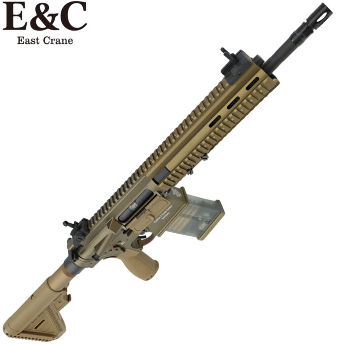 E&C HK417 A2 Tan Ultra Line AEG Gel Blaster