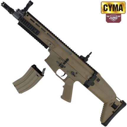 JUND Tan Nylon FN SCAR L AEG Gel Blaster