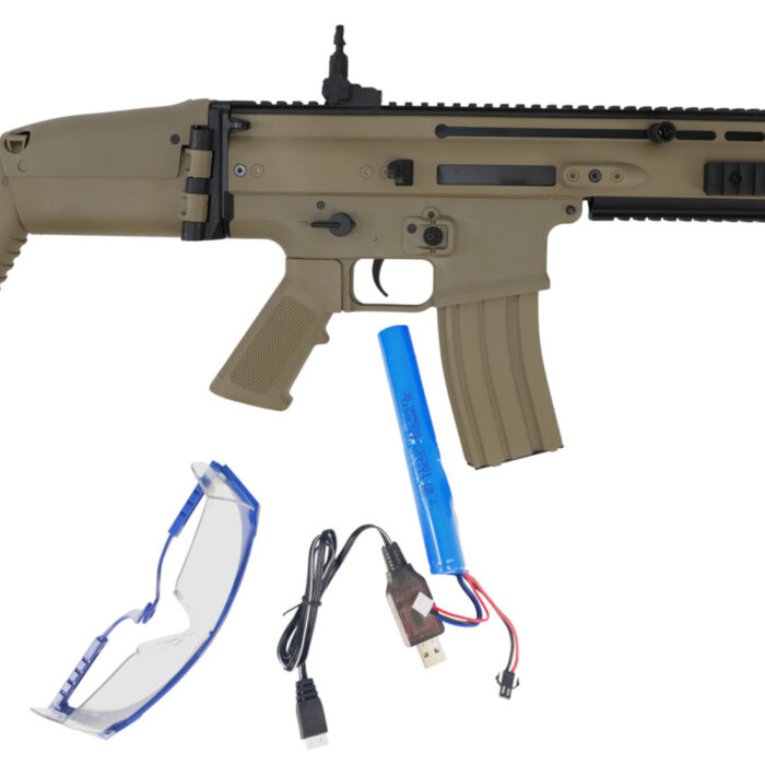 JUND Tan Nylon FN SCAR L AEG Gel Blaster