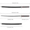 Tanjiro Kamado's Nichirin Cosplay PU Katana from Demon Slayer