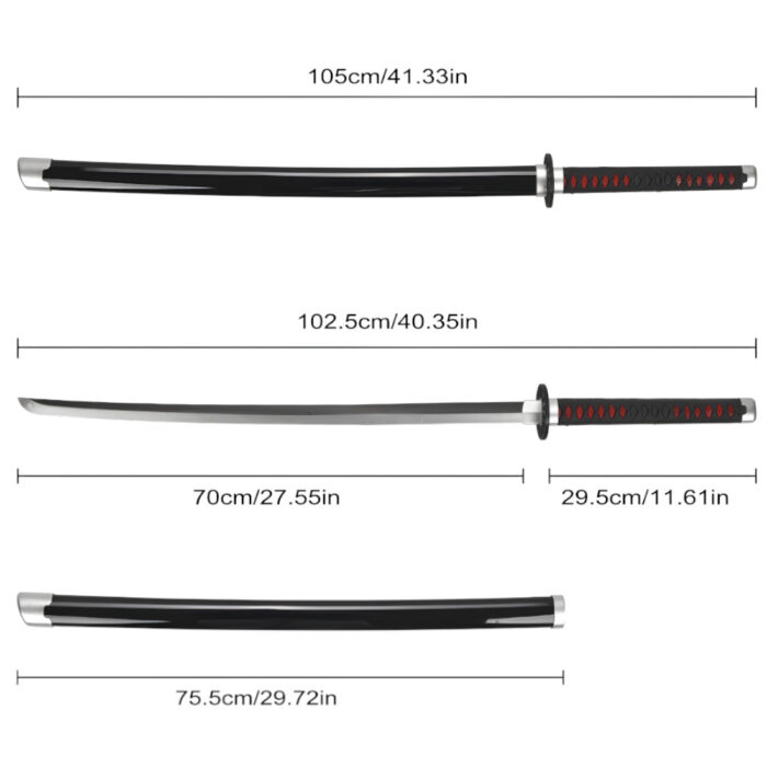 Tanjiro Kamado's Nichirin Cosplay PU Katana from Demon Slayer