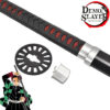 Tanjiro Kamado's Nichirin Cosplay PU Katana from Demon Slayer