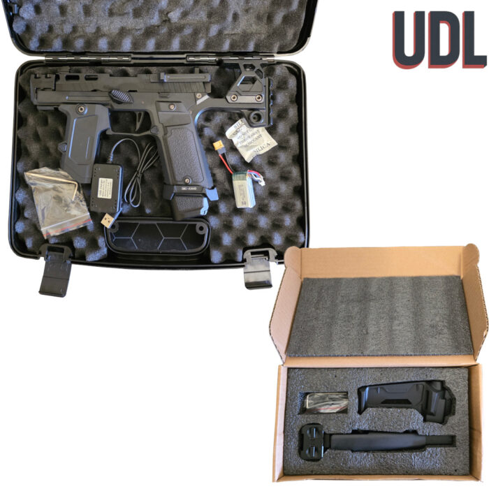 UDL P320 Black Full Carbine Electric Gel Blaster Pistol